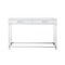 Caspian High Gloss 2 Drawer Acrylic Leg Metal Base Console Table